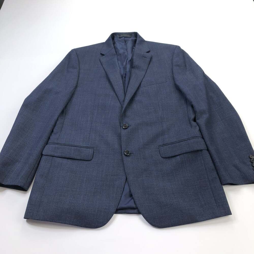 Lauren Ralph Lauren Green Label 42L Houndstooth Poly Blend Sport Coat Jacket